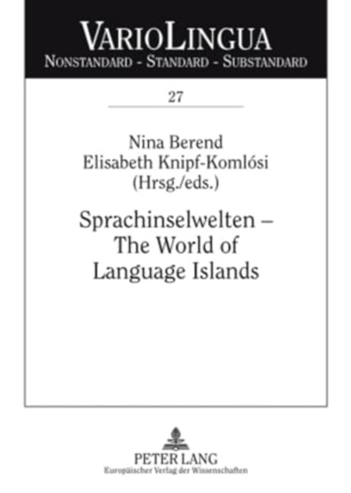 Sprachinselwelten – The World of Language Islands