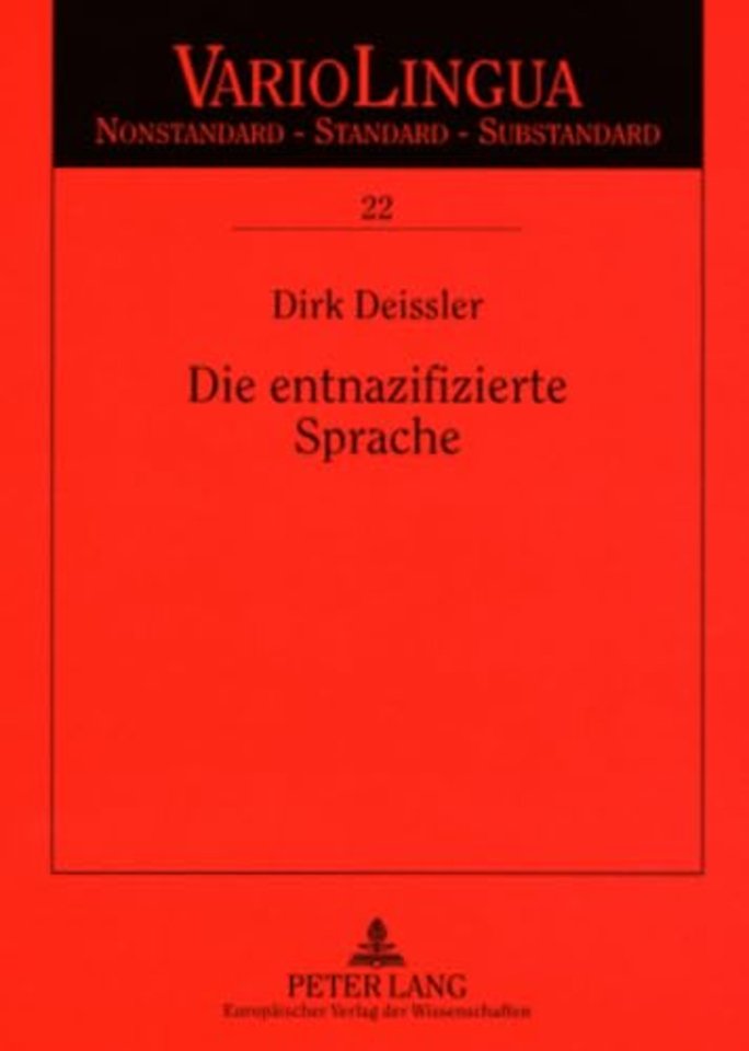 Die entnazifizierte Sprache