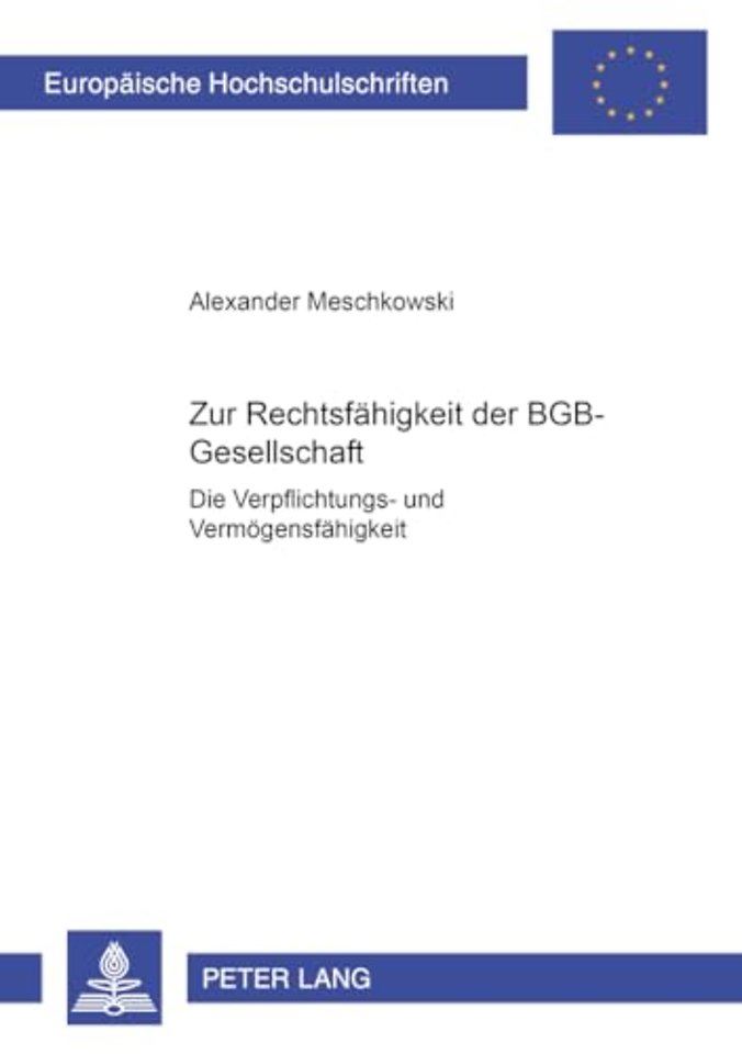 Zur Rechtsfaehigkeit Der Bgb-Gesellschaft