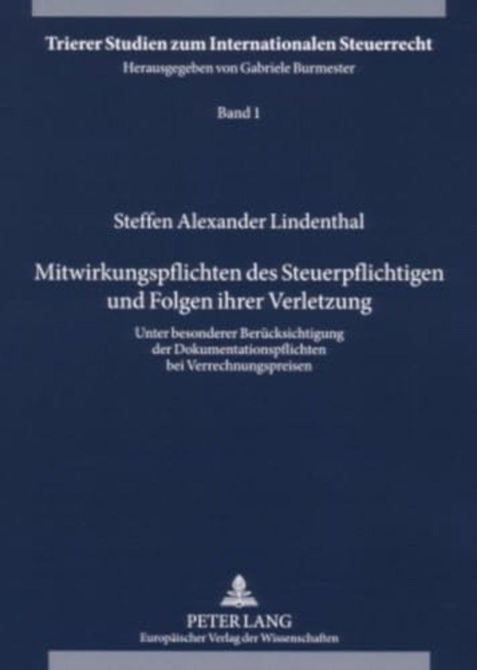 Mitwirkungspflichten Des Steuerpflichtigen Und Folgen Ihrer Verletzung