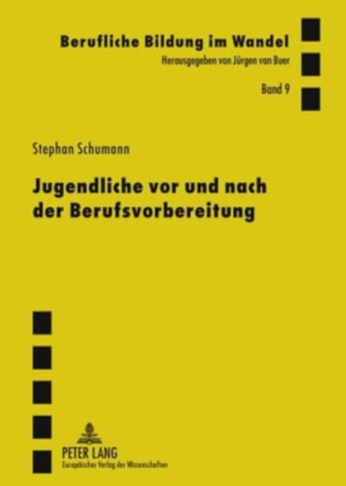 Jugendliche VOR Und Nach Der Berufsvorbereitung