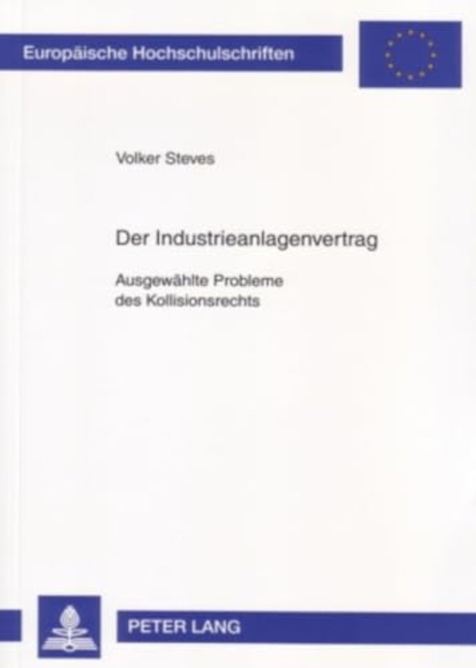 Der Industrieanlagenvertrag