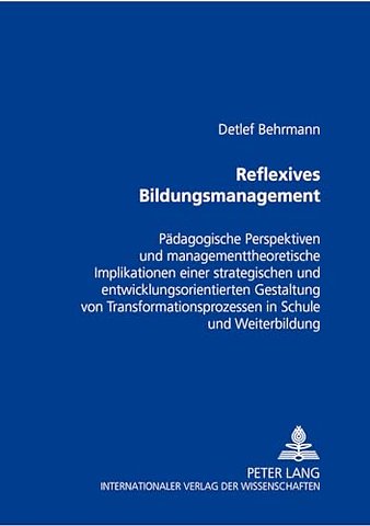 Reflexives Bildungsmanagement
