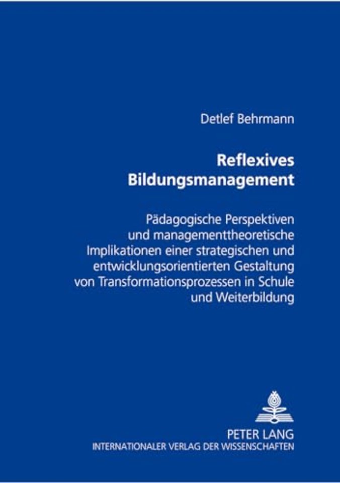 Reflexives Bildungsmanagement