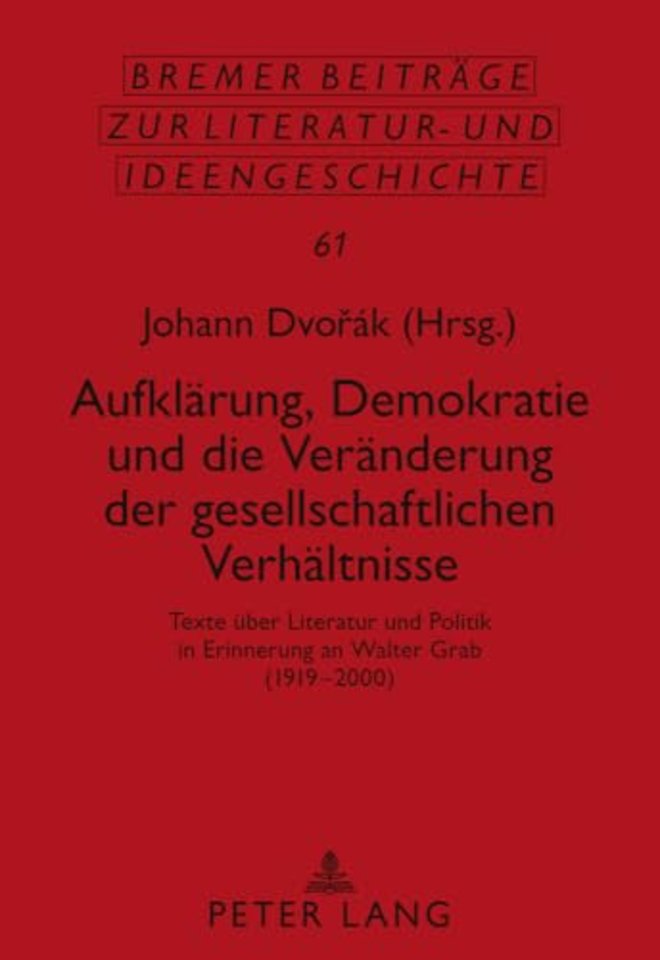 Aufklaerung, Demokratie Und Die Veraenderung Der Gesellschaftlichen Verhaeltnisse