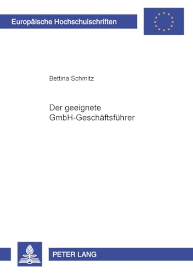 Der Geeignete Gmbh-Geschaeftsfuehrer