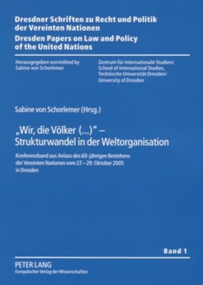 Wir, Die Voelker (...) - Strukturwandel in Der Weltorganisation