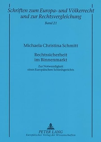 Rechtssicherheit Im Binnenmarkt