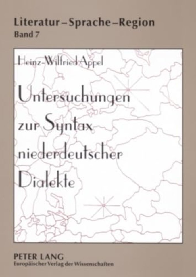 Untersuchungen zur Syntax niederdeutscher Dialekte
