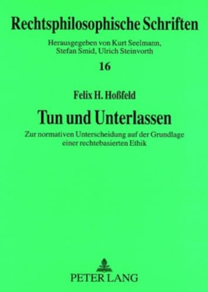 Tun Und Unterlassen