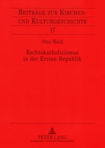 Rechtskatholizismus in der Ersten Republik