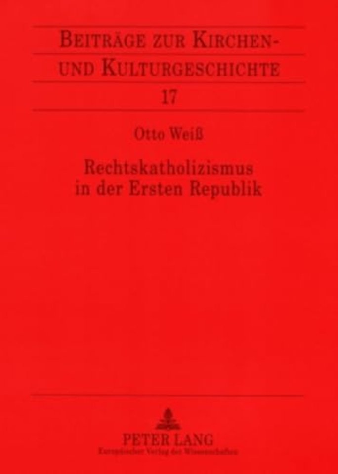 Rechtskatholizismus in der Ersten Republik