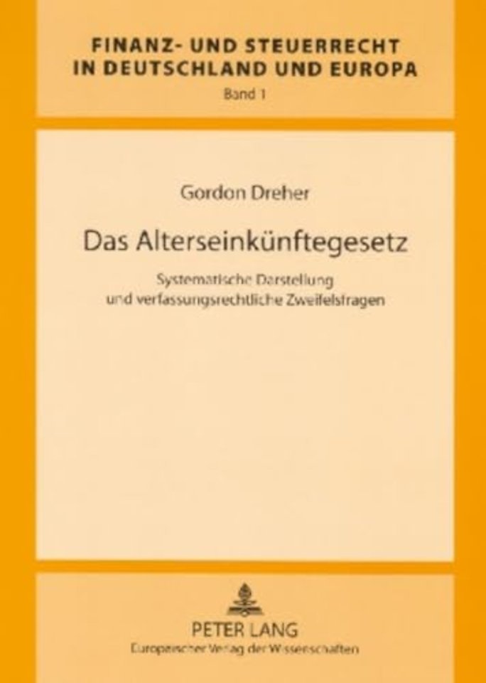 Das Alterseinkuenftegesetz
