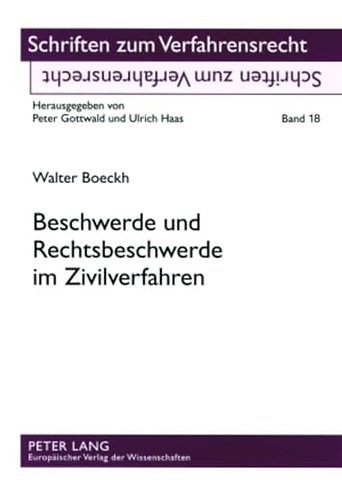 Beschwerde und Rechtsbeschwerde im Zivilverfahren