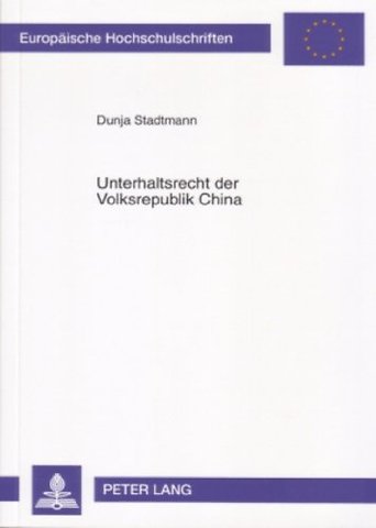 Unterhaltsrecht Der Volksrepublik China