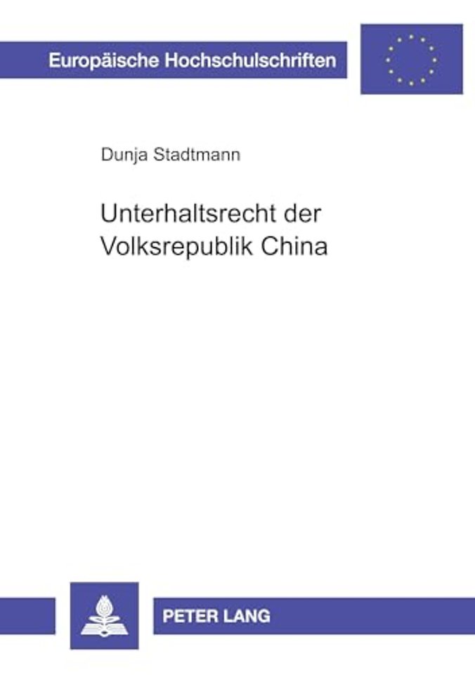 Unterhaltsrecht Der Volksrepublik China