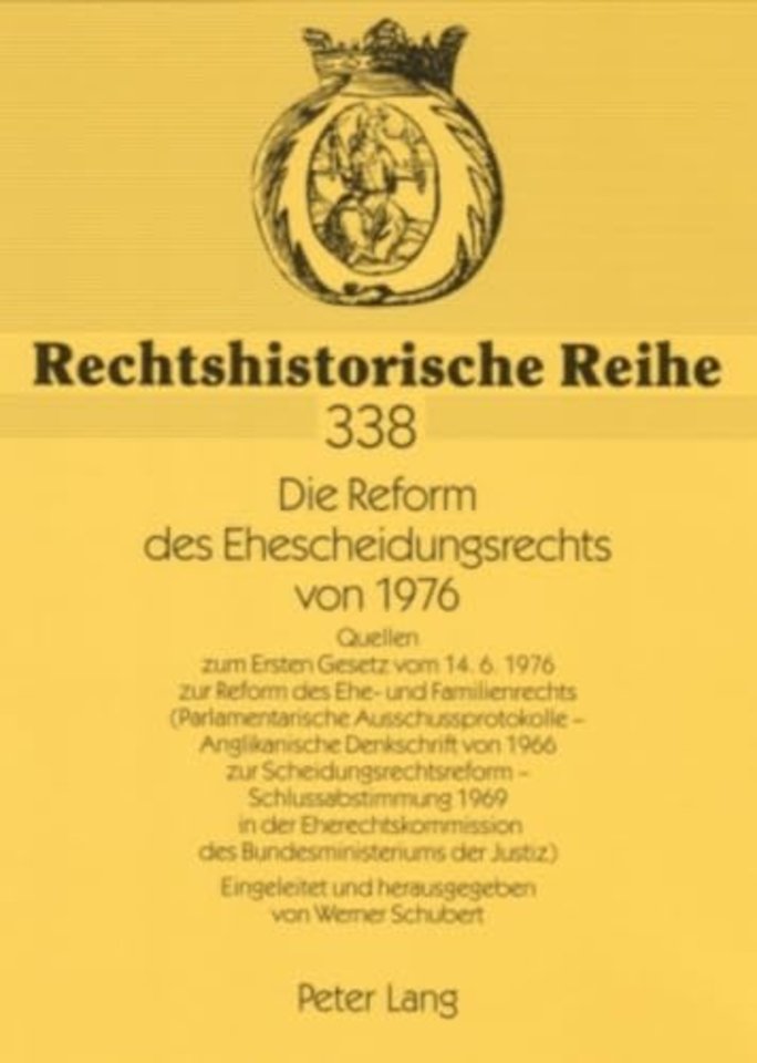 Die Reform des Ehescheidungsrechts von 1976