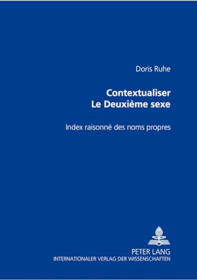 Contextualiser «Le Deuxieme Sexe»