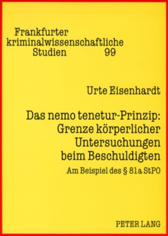 Das nemo tenetur-Prinzip