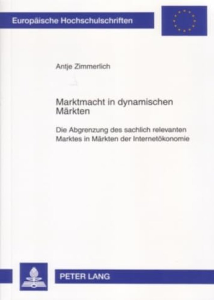 Marktmacht in Dynamischen Maerkten