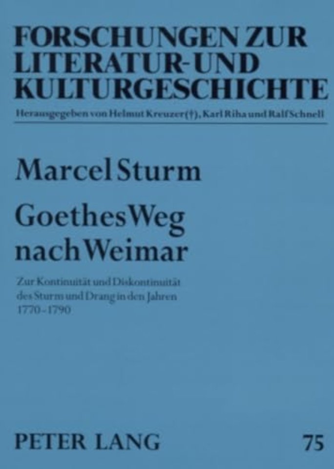 Goethes Weg Nach Weimar