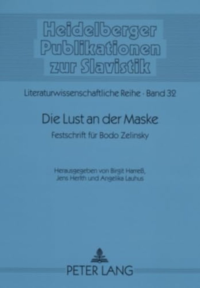 Die Lust an Der Maske