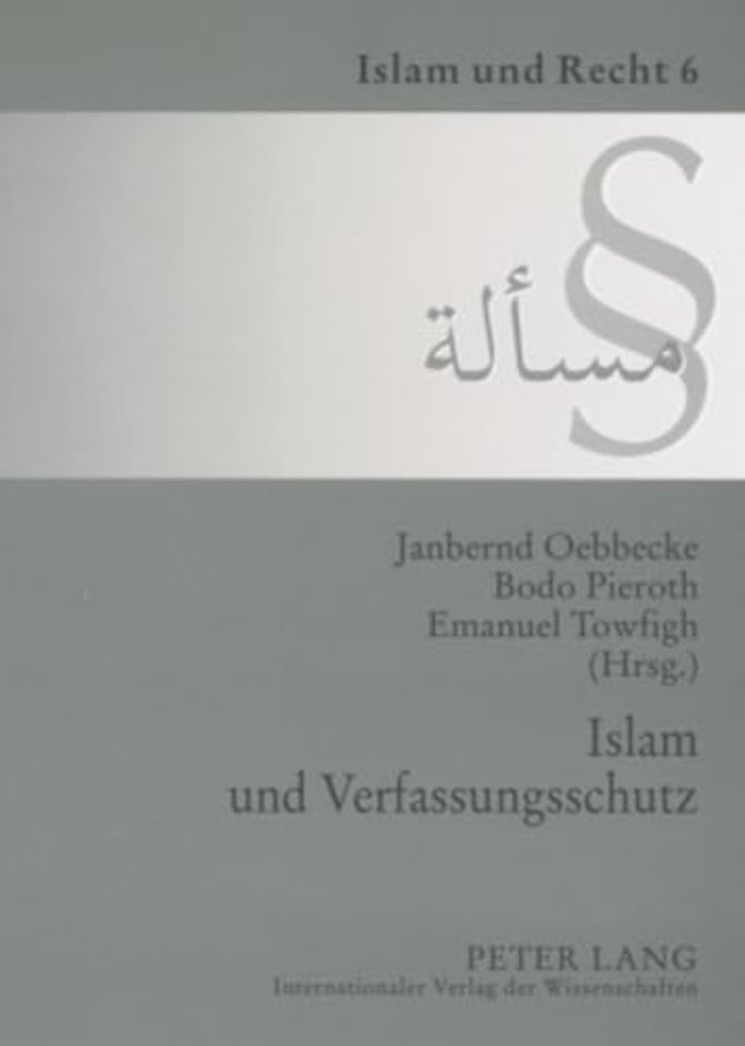 Islam Und Verfassungsschutz