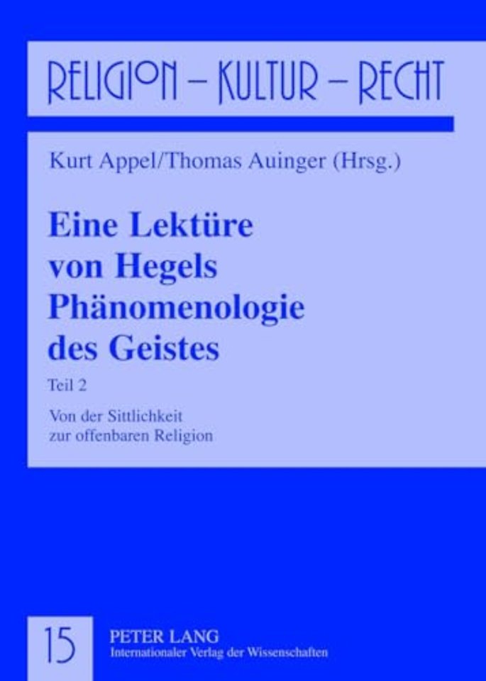Eine Lektuere Von Hegels Phaenomenologie Des Geistes