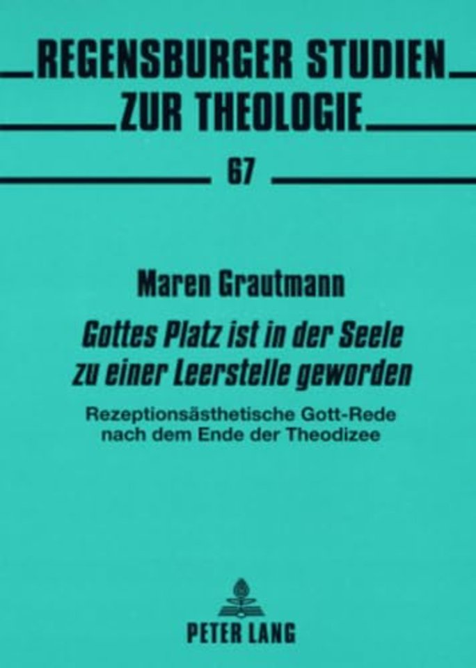 «Gottes Platz Ist in Der Seele Zu Einer Leerstelle Geworden»
