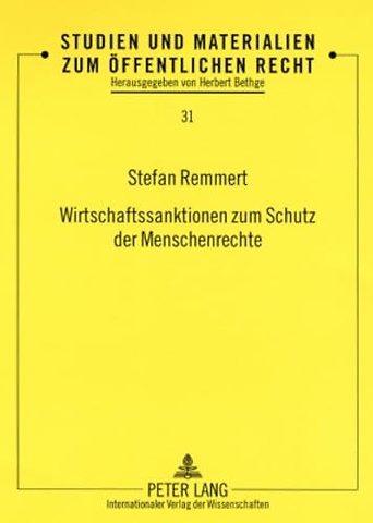 Wirtschaftssanktionen Zum Schutz Der Menschenrechte