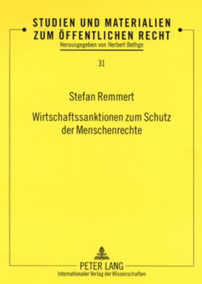 Wirtschaftssanktionen Zum Schutz Der Menschenrechte