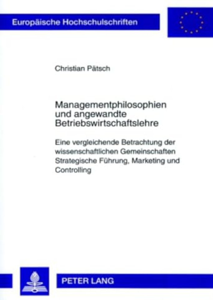 Managementphilosophien Und Angewandte Betriebswirtschaftslehre