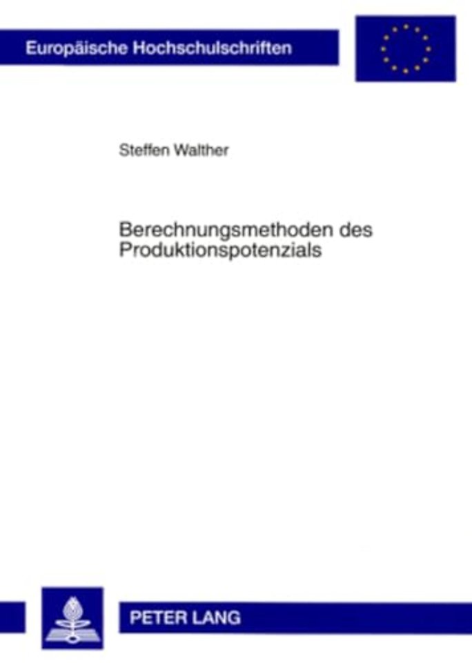 Berechnungsmethoden Des Produktionspotenzials