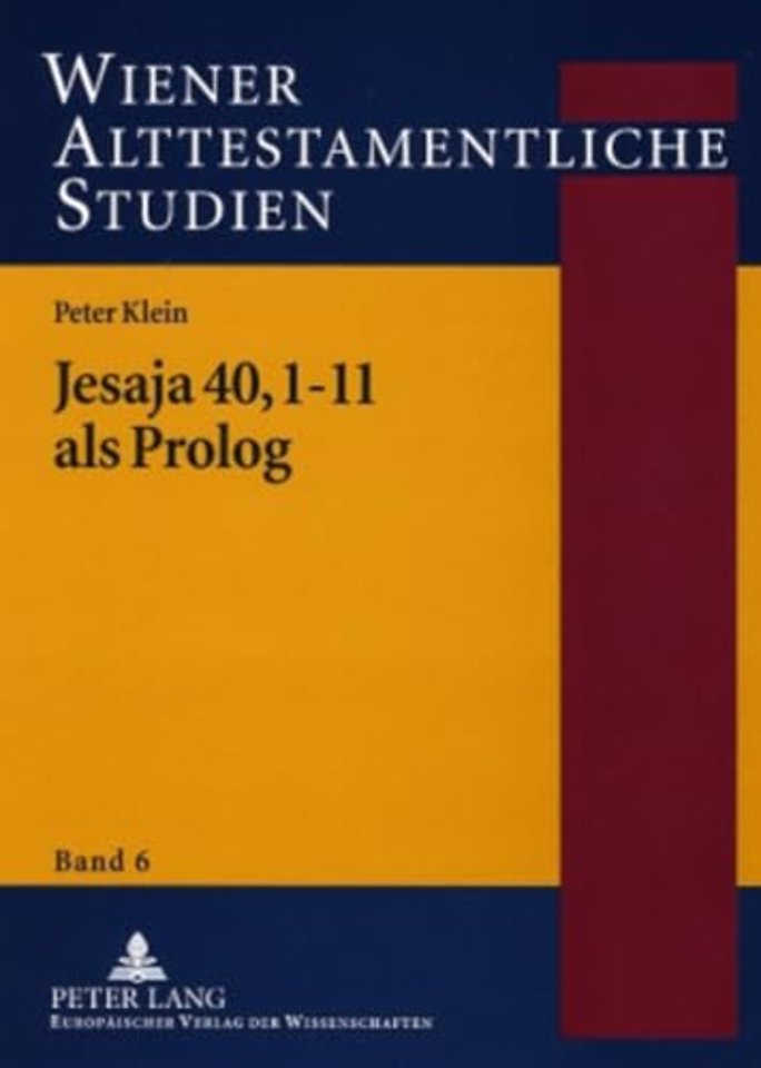 Jesaja 40,1-11 ALS PROLOG