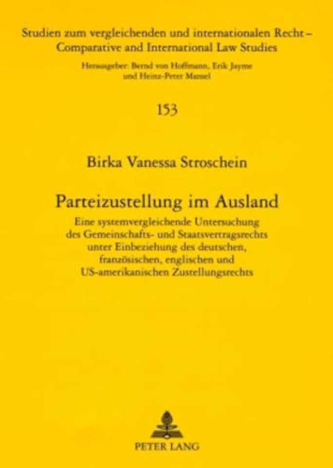 Parteizustellung Im Ausland