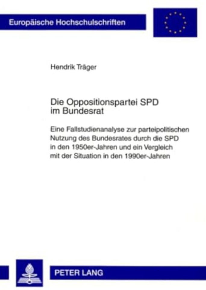 Die Oppositionspartei SPD Im Bundesrat
