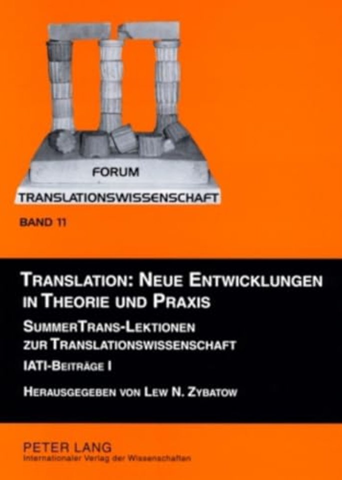 Translation: Neue Entwicklungen in Theorie Und Praxis