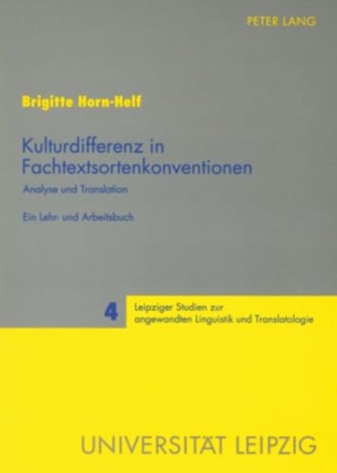 Kulturdifferenz in Fachtextsortenkonventionen