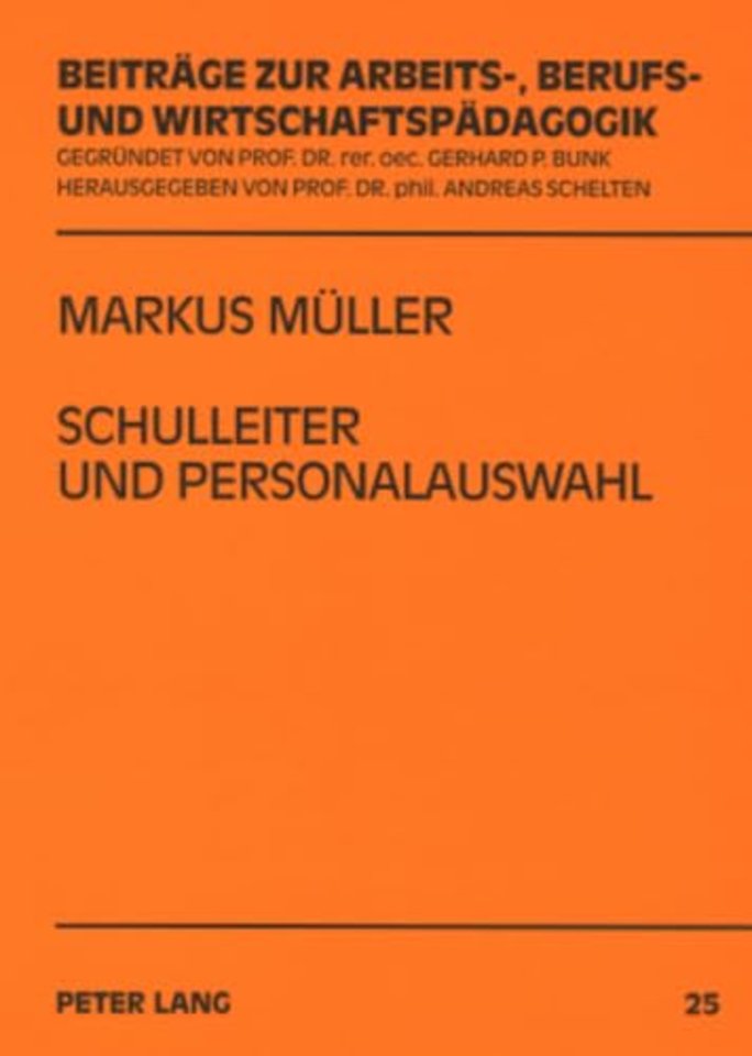 Schulleiter Und Personalauswahl