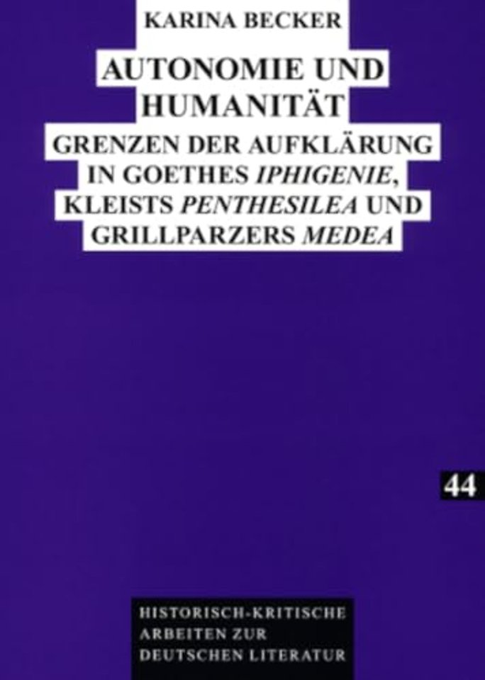 Autonomie Und Humanitaet