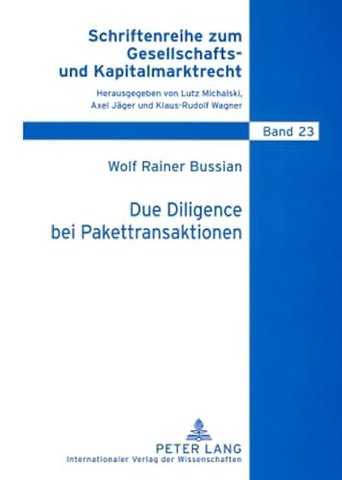 Due Diligence Bei Pakettransaktionen