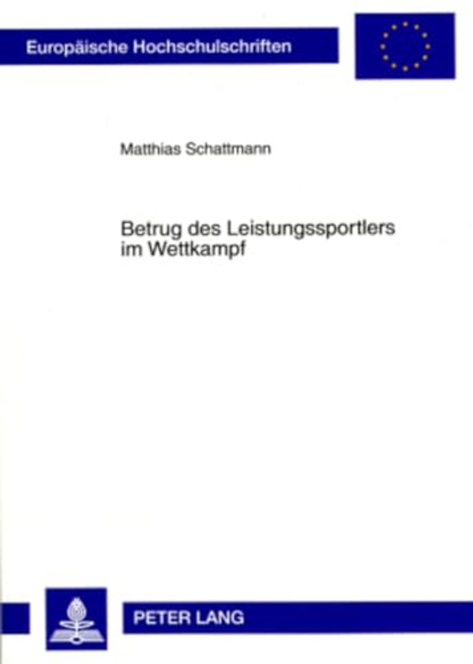 Betrug Des Leistungssportlers Im Wettkampf