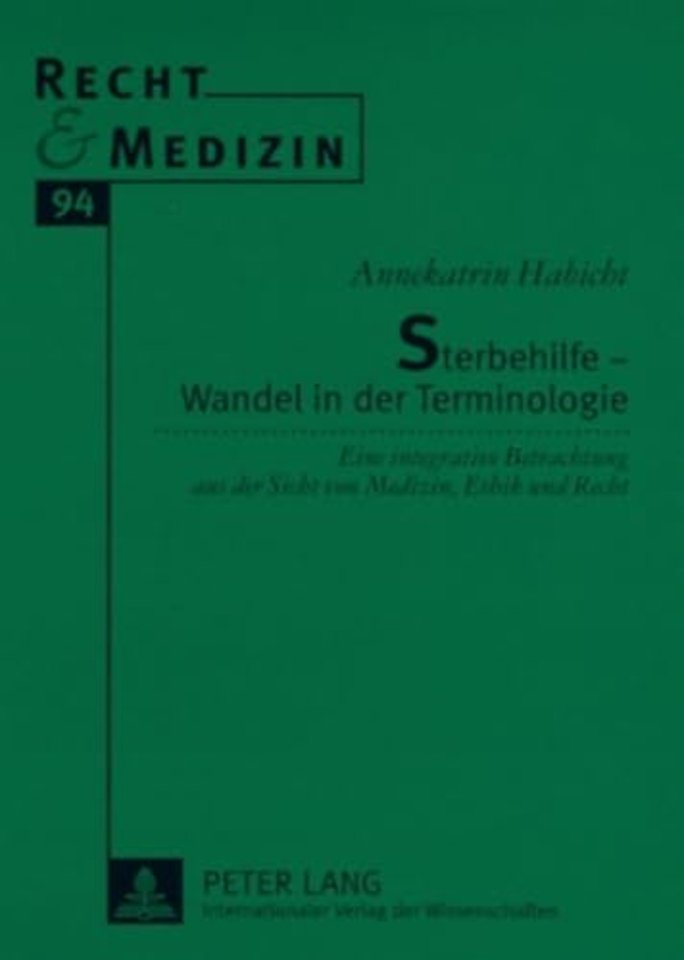 Sterbehilfe - Wandel in der Terminologie