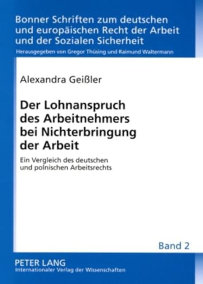 Der Lohnanspruch Des Arbeitnehmers Bei Nichterbringung Der Arbeit