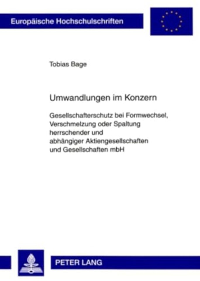 Umwandlungen Im Konzern