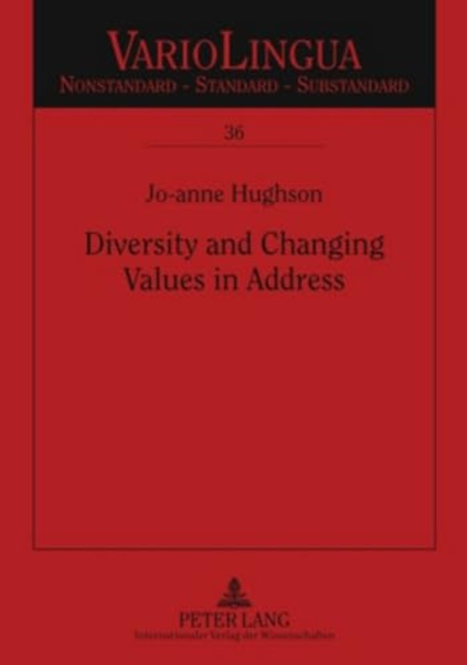 Diversity and Changing Values in Address