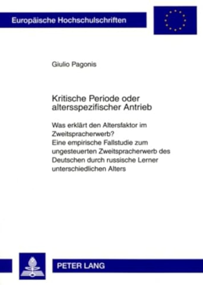 Kritische Periode oder altersspezifischer Antrieb