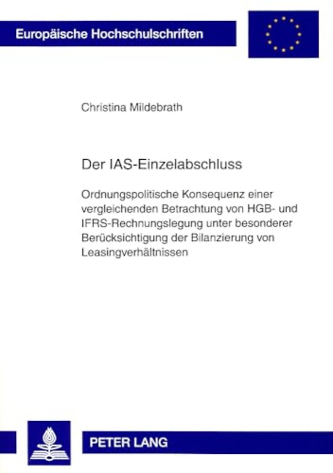 Der Ias-Einzelabschluss