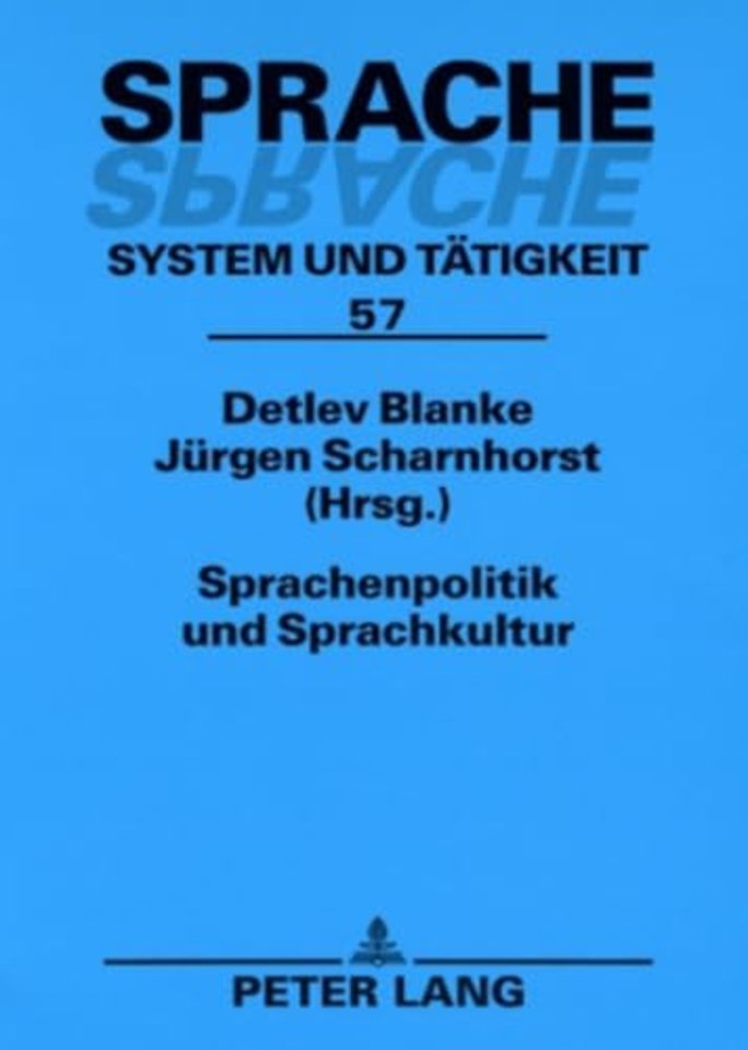 Sprachenpolitik Und Sprachkultur