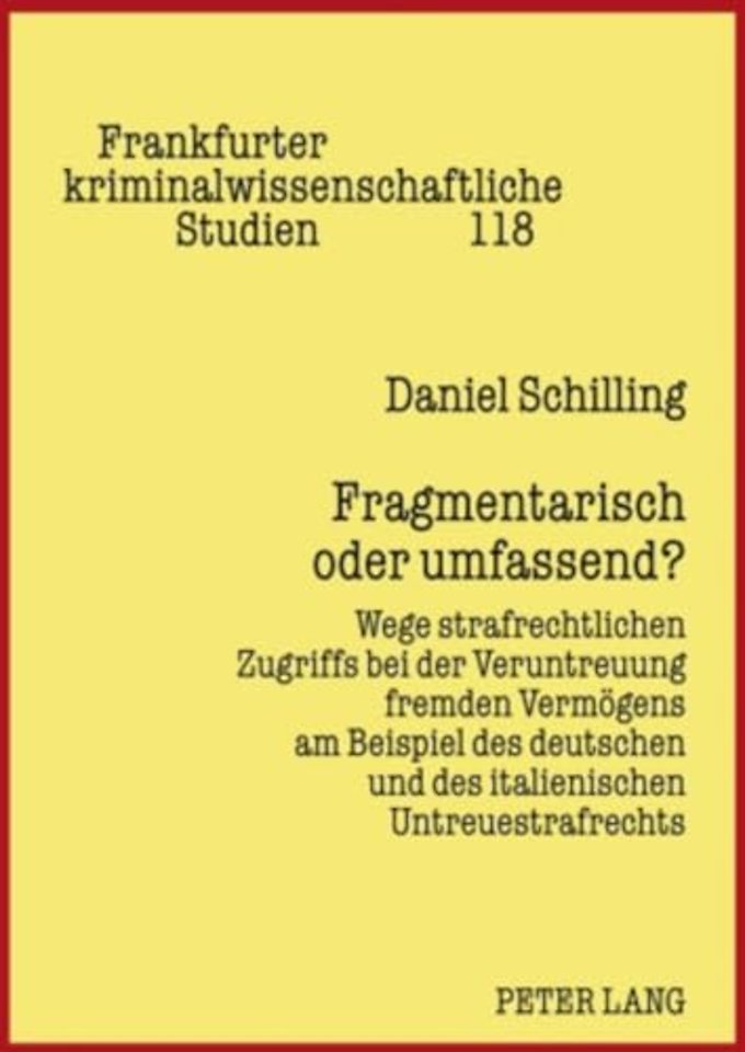 Fragmentarisch Oder Umfassend